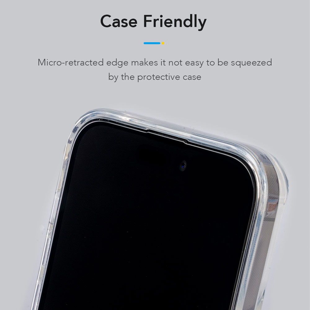 Picture of Apple iPhone 17 Pro 6.3 Screen Protector | Hoda Privacy Full Coverage Tempered Glass Screen Protector for iPhone 17 Pro 6.3 (Anti Peep)