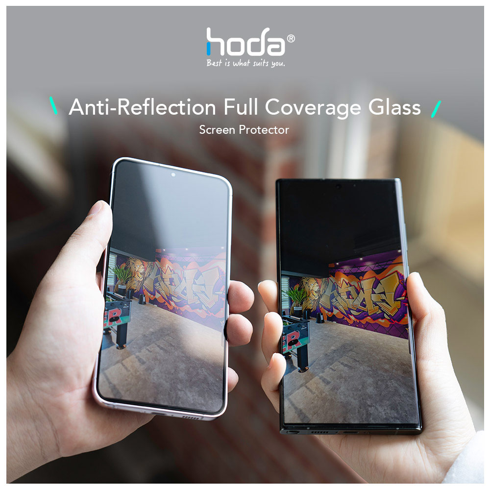 Picture of Samsung Galaxy S24 Ultra Screen Protector | Hoda Full Coverage Anti Reflection Tempered Glass Screen Protector for Samsung Galaxy S24 Ultra (Anti Reflection)