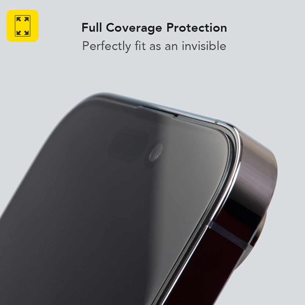 Picture of Apple iPhone 17 Pro Max 6.9 Screen Protector | Hoda Anti Reflection Full Coverage Tempered Glass Screen Protector for iPhone 17 Pro Max 6.9 (Anti Reflection)