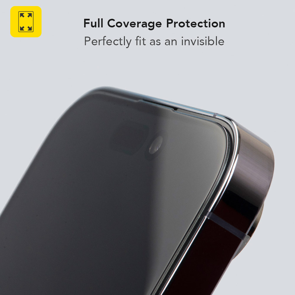 Picture of Apple iPhone 17 Pro Max 6.9 Screen Protector | Hoda Anti Reflection Full Coverage Tempered Glass Screen Protector for iPhone 17 Pro Max 6.9 (Anti Reflection)