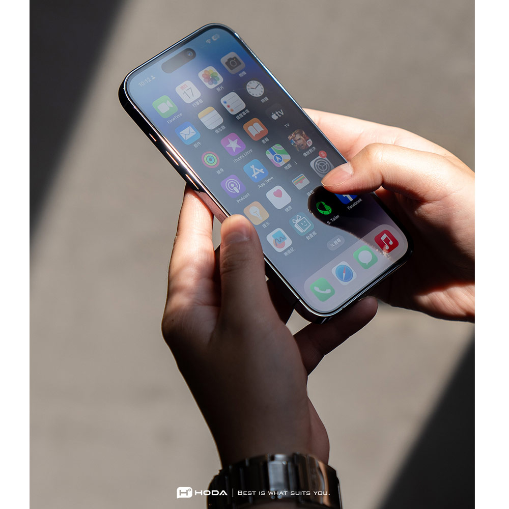 Picture of Apple iPhone 17 Pro Max 6.9 Screen Protector | Hoda Anti Clear Full Coverage Tempered Glass Screen Protector for iPhone 17 Pro Max 6.9 (Clear)