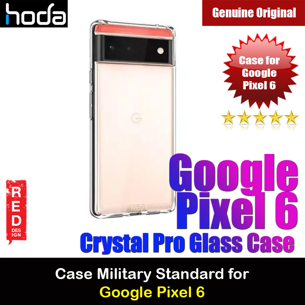 Picture of Hoda Crystal Pro Glass Case Military Standard Case For Google Pixel 6 (Clear) Google Pixel 6- Google Pixel 6 Cases, Google Pixel 6 Covers, iPad Cases and a wide selection of Google Pixel 6 Accessories in Malaysia, Sabah, Sarawak and Singapore 