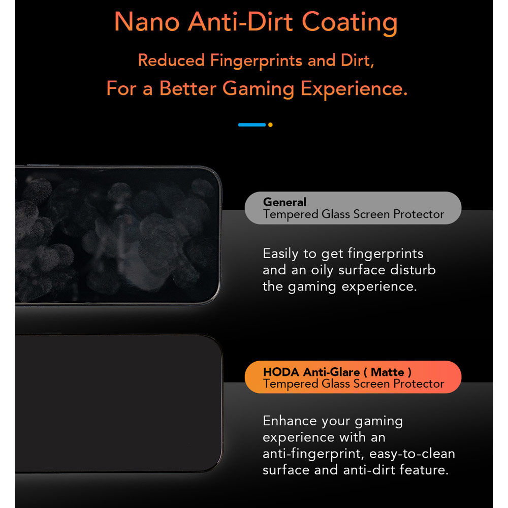 Picture of Samsung Galaxy S26 Ultra Screen Protector | Hoda Matte Anti Reflection Full Coverage Tempered Glass Screen Protector for Samsung Galaxy S26 Ultra (Matte)