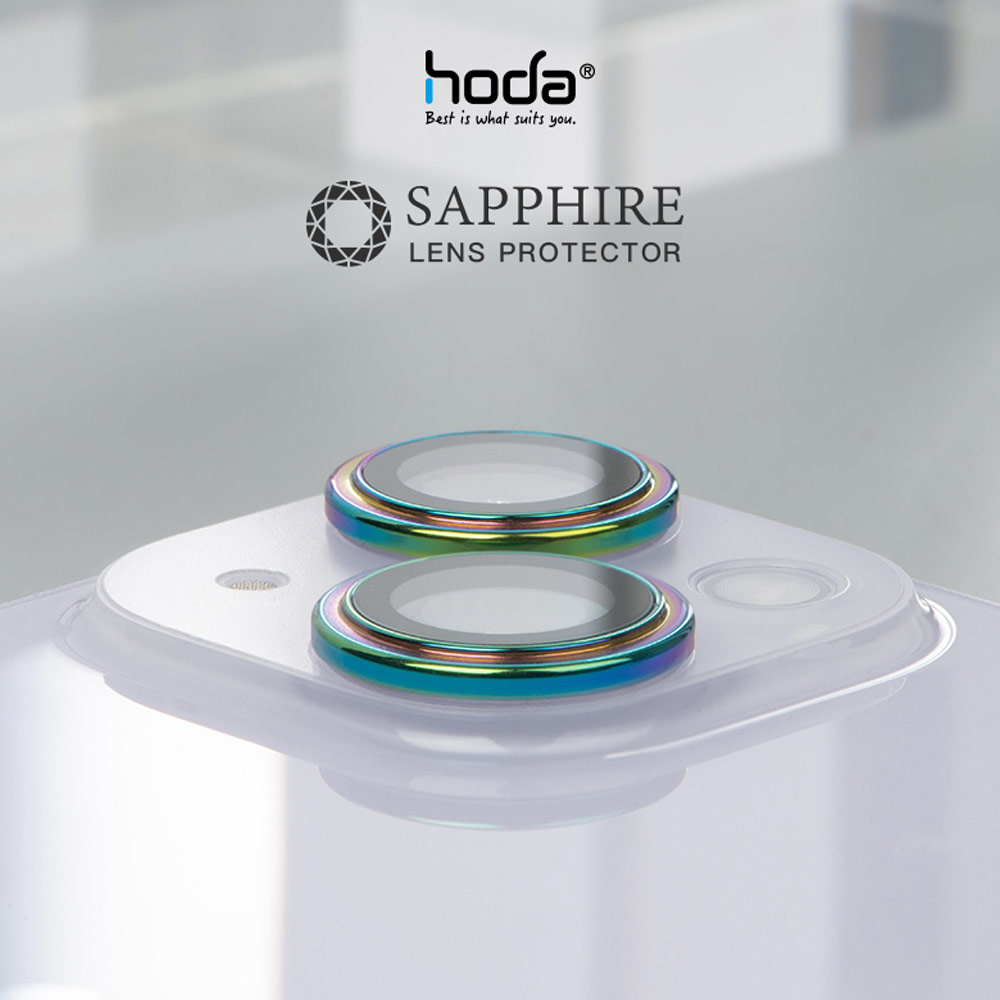 Picture of Apple iPhone 14 Plus 6.7  | Hoda Sapphire Lens Protector for iPhone 14 6.1 iPhone 14 Plus 6.7  (2PCS Red)