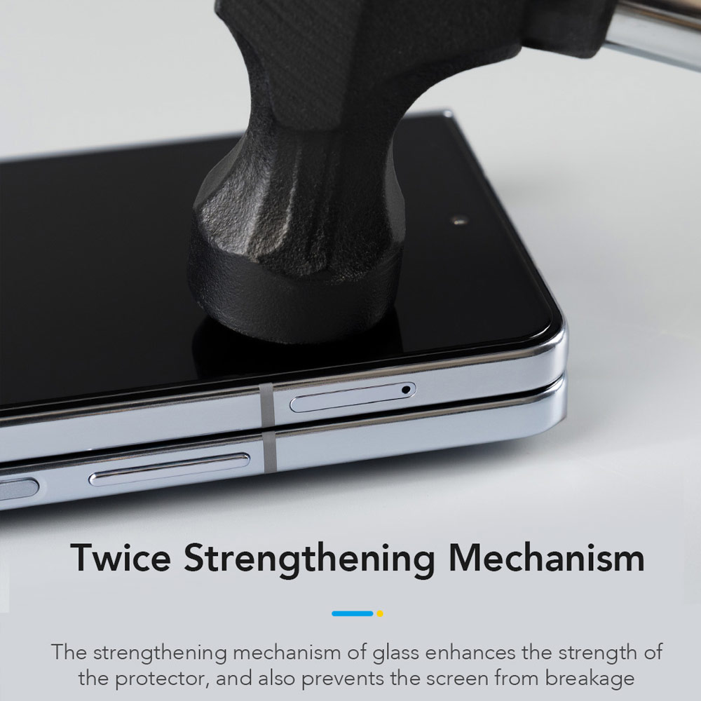 Picture of Samsung Galaxy S26 Plus Screen Protector | Hoda Clear Full Coverage Tempered Glass Screen Protector for Samsung Galaxy S26 Plus (Clear)