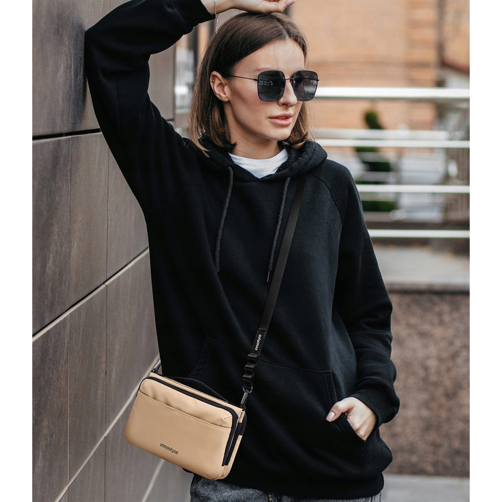 Picture of Innostyle FlexiCarry Crossbody Sling Shoulder Hand Carry Urban Style Bag Travel Bag (Dune Dawn)