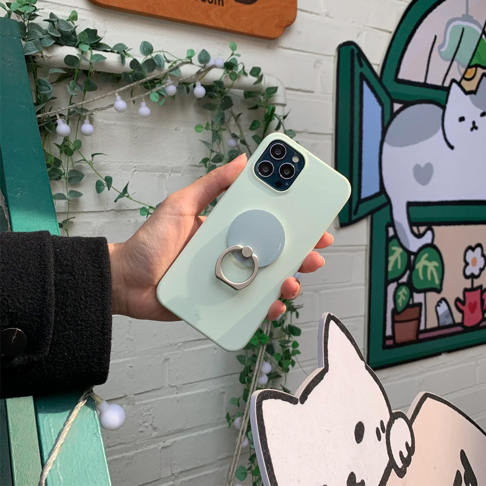 Picture of AAUXX iRing Pop Ring Holder Phone Grip and Kickstand Stand Work with wireless charging (Cocoa Milk)