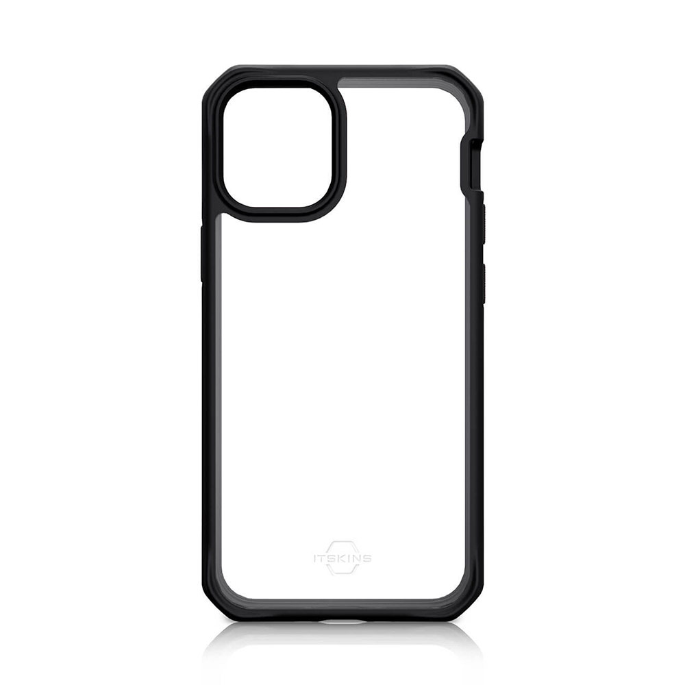 Picture of Apple iPhone 11 Pro Max 6.5 Case | ITSKINS HYBRID SOLID ANTIMICROBIAL Certified Antishock Protection Case for Apple iPhone 11 Pro Max 6.5 iPhone XS Max 6.5 (Plain Black transparent)