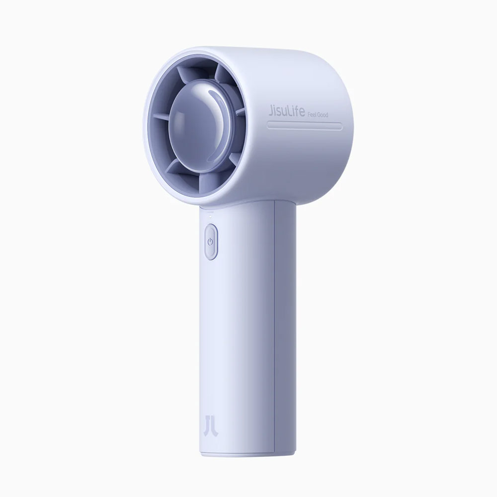 Picture of Jisulife Life 10 Portable Handheld Fan 5 Speed Mode Easy Carry Turbo Wind Speed Fan Kipas Jisulife (Blue)