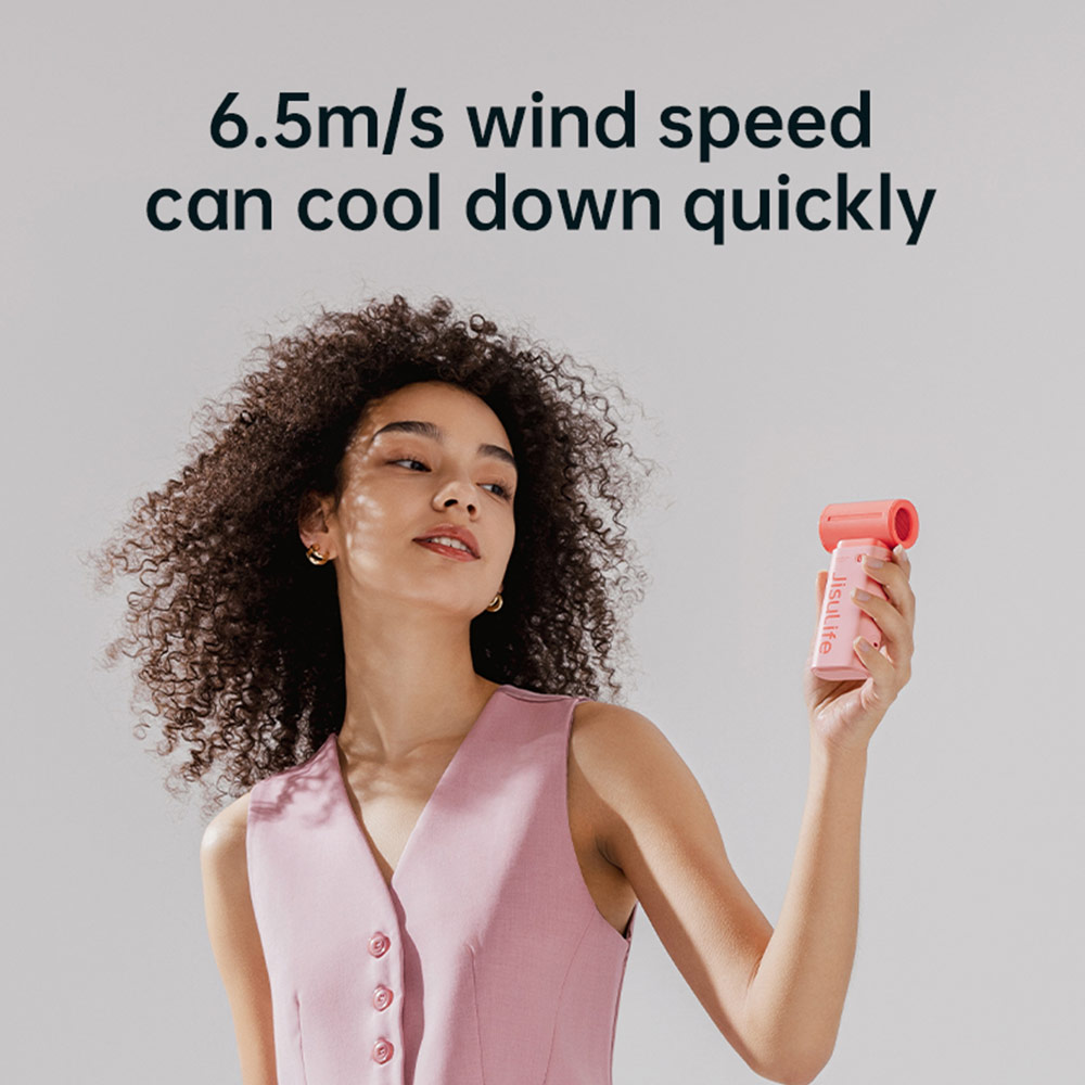 Picture of Jisulife Malaysia Life9 Handheld Fan Ultra Mini Compact Small Pocket Size Portable Handheld Fan Kipas Pegang Tangan Angin Kuat (5000mah Black)