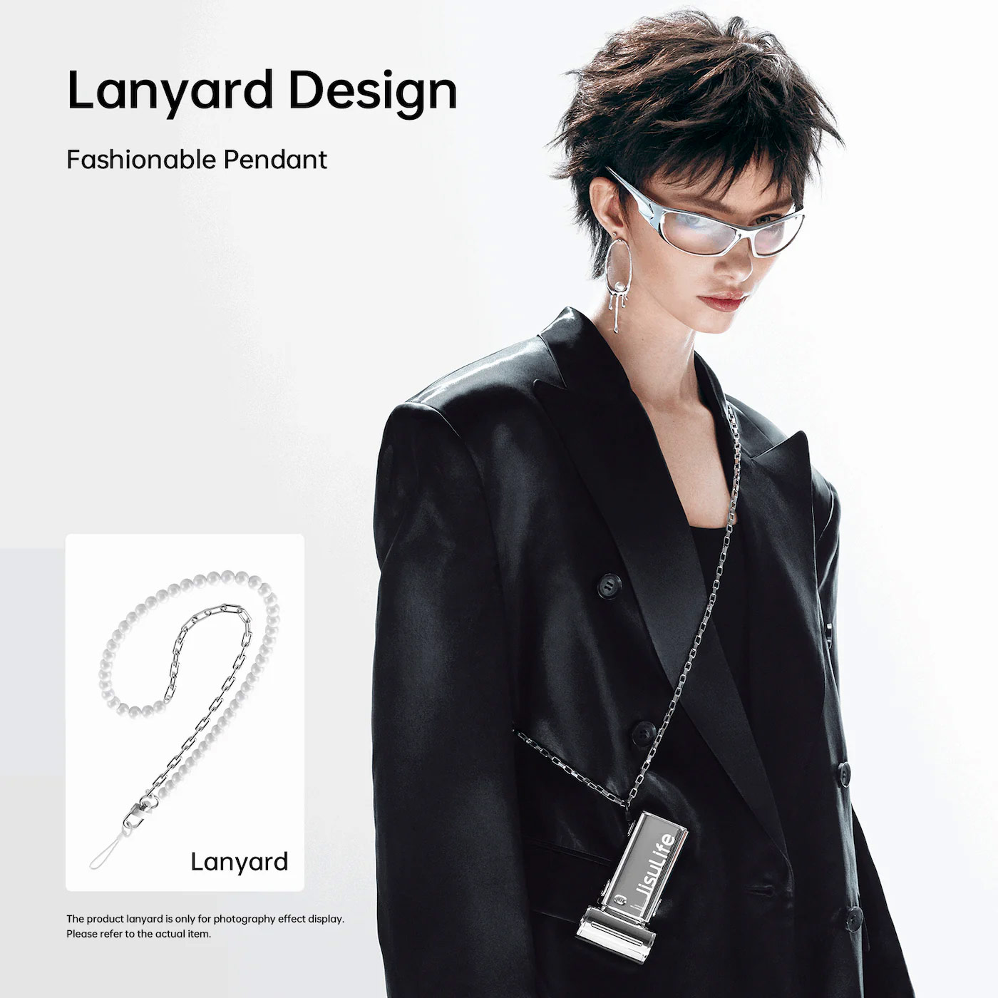 Picture of Jisulife Life9 Limited Edition Chrome Silver Handheld Fan Ultra Mini Compact Small Pocket Size Portable Handheld Fan Kipas Pegang Tangan Angin Kuat (5000mah Silver)