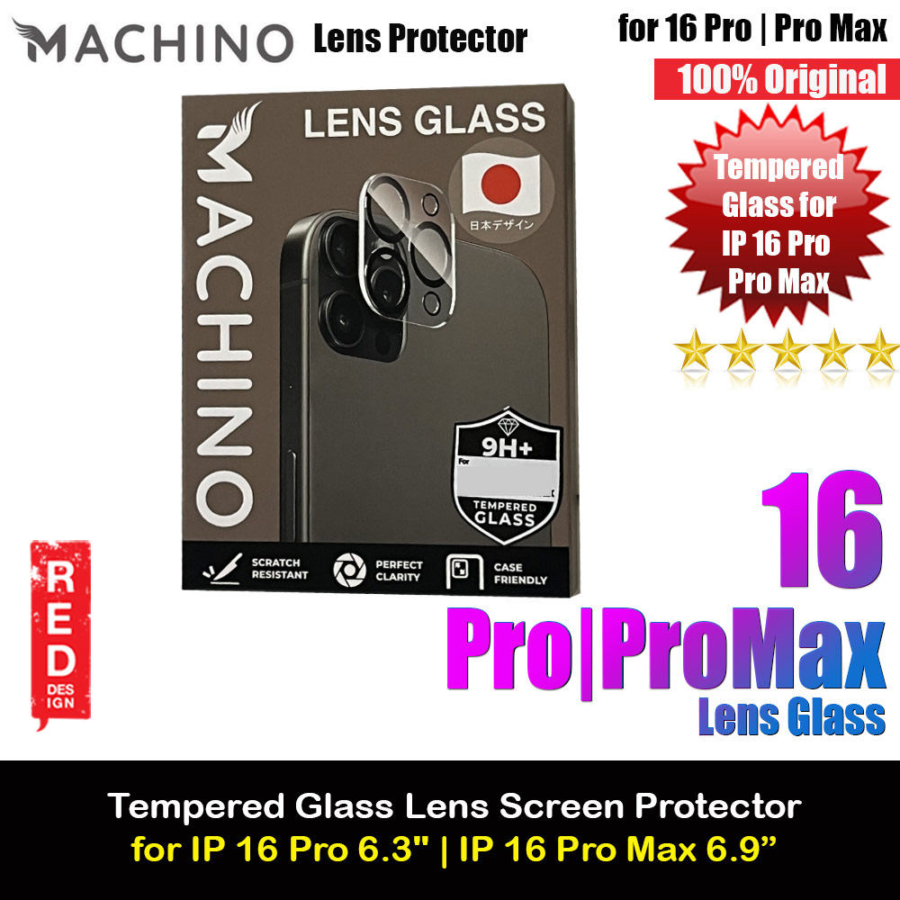 Picture of Machino Lens Tempered Glass Protector for iPhone 16 Pro Max 6.9 16 Pro 6.3 (Clear) Apple iPhone 16 Pro 6.3- Apple iPhone 16 Pro 6.3 Cases, Apple iPhone 16 Pro 6.3 Covers, iPad Cases and a wide selection of Apple iPhone 16 Pro 6.3 Accessories in Malaysia, Sabah, Sarawak and Singapore 