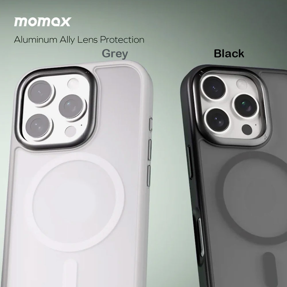 Picture of Apple iPhone 16 Pro Max 6.9 Case | Momax CaseForm Play Magnetic Drop Protective Case for iPhone 16 Pro Max 6.9 (Matte Grey)