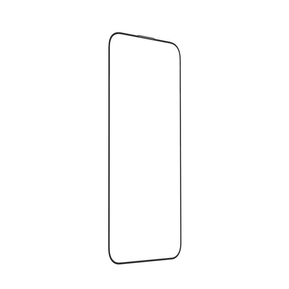 Picture of Apple iPhone 14 Pro 6.1 Screen Protector | Momax 3D Full Coverage Tempered Glass Screen Protector for Apple iPhone 15 6.1 14 Pro 6.1  with Easy DIY Installation Kit Helper  (HD Ultra Clear Black)