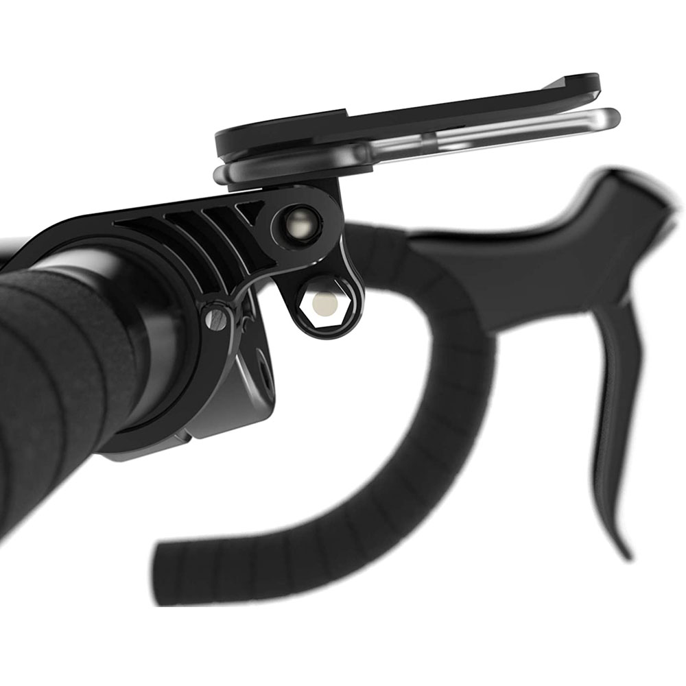 Picture of AAUXX Original iRing Universal Phone Grip and Stand Original iRing with iRing Bike Mount Can Attach Action cam! Works with iRing Original Adjustable Bike Handlebar Cradle for iPhone, Samsung, Android Phones (Jet Black)