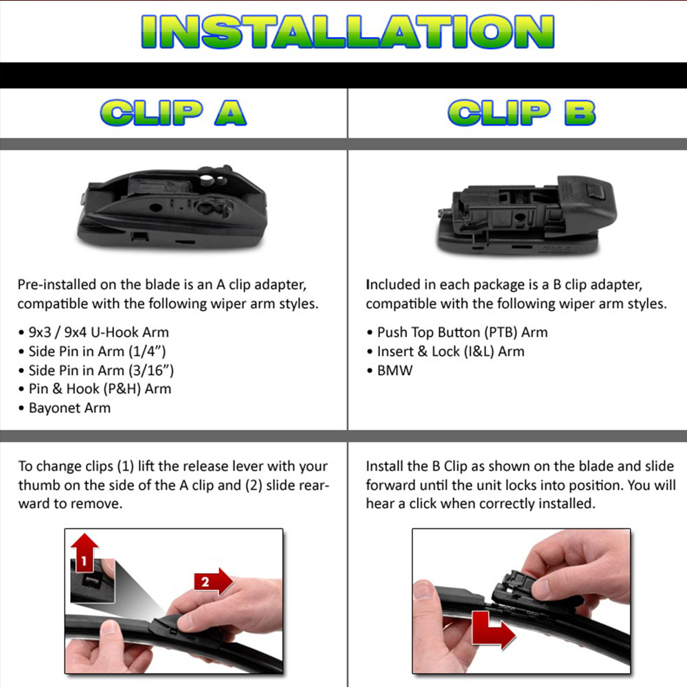 Picture of PIAA Si-Tech Silicone Wiper (Combo 26 & 18 ) for Audi A3,BMW 5-series,Chevrolet Malibu,Honda Civic,Honda Insight,Honda HR-V,Honda Jazz,Hyundai Sonata,Kia Optima,Lexus GS,Lexus CT,Lexus ES,Mitsubishi Lancer,Mitsubishi Outlander,Nissan Murano,Toyota Camry,V