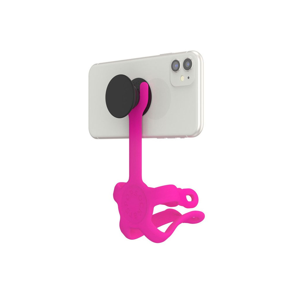 Picture of Popsockets PopMount 2 Flex  Flexible Stand Hold Stand Mount your device anywhere any position creation and on the go photography as Tripod desk mount (Pink)