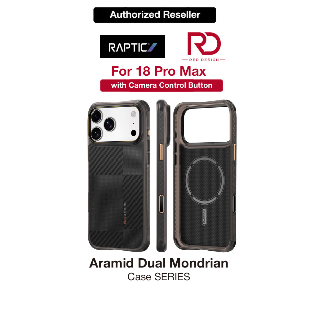 Picture of Raptic Aramid Dual Magnetic Drop Protection Case for iPhone 18 Pro Max - Mondrian Apple iPhone 18 Pro Max- Apple iPhone 18 Pro Max Cases, Apple iPhone 18 Pro Max Covers, iPad Cases and a wide selection of Apple iPhone 18 Pro Max Accessories in Malaysia, Sabah, Sarawak and Singapore 