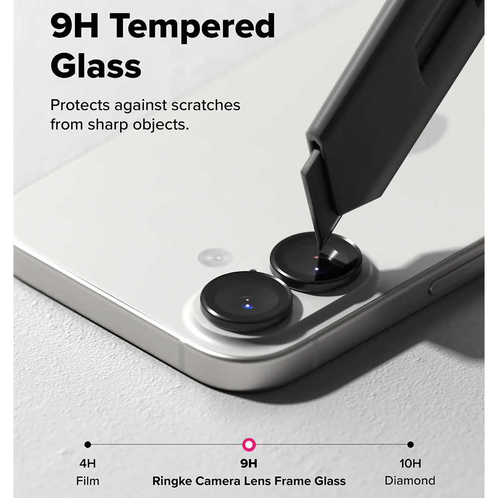 Picture of Apple iPhone 17 6.3  | Ringke Camera Lens Frame Glass Protector with Easy Installation for iPhone 17 6.3 (Black)