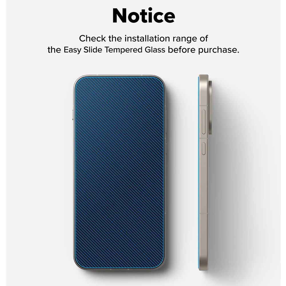 Picture of OnePlus 15 Screen Protector | Ringke Easy Slide Tempered Glass Screen Protector for OnePlus 15 (2 Pack)