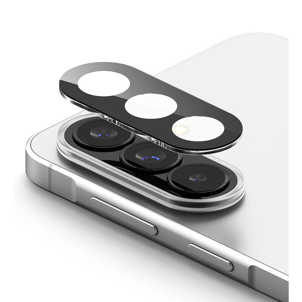 Picture of Samsung Galaxy A57  | Ringke Full coverage camera protector  with Easy Installation for Samsung Galaxy A57 (Black)