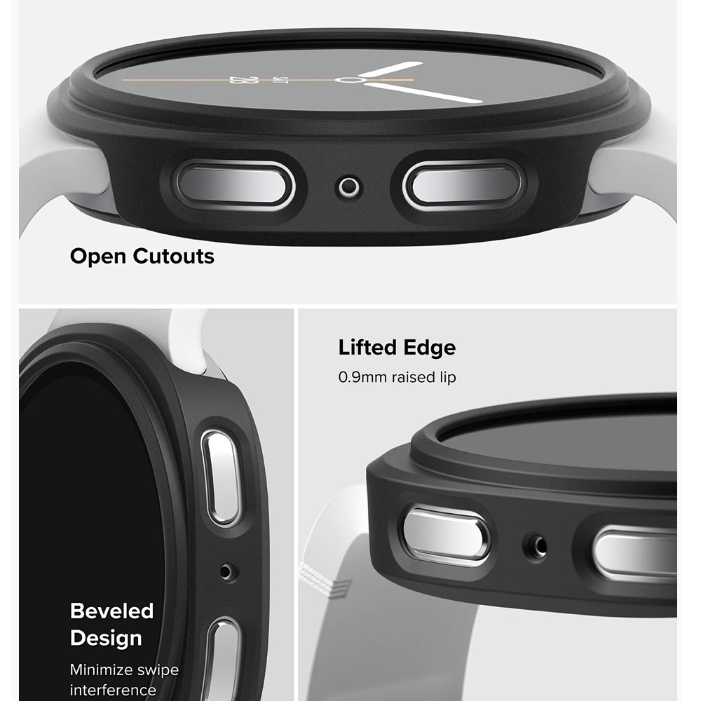 Picture of Samsung Galaxy Watch 8 40mm Case | Ringke Slim Protection Case for Samsung Galaxy Watch 8 40mm (Clear Matte Black)