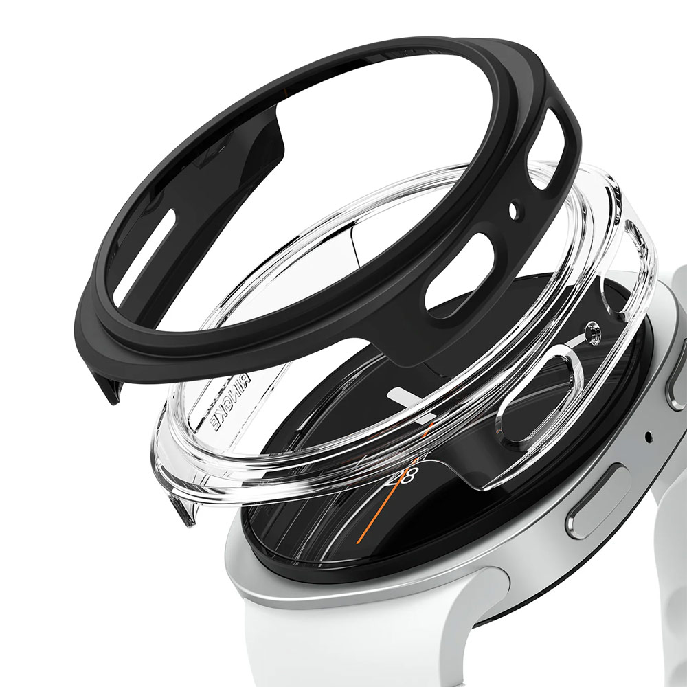 Picture of Samsung Galaxy Watch 8 44mm Case | Ringke Slim Protection Case for Samsung Galaxy Watch 8 44mm (Clear Matte Black)