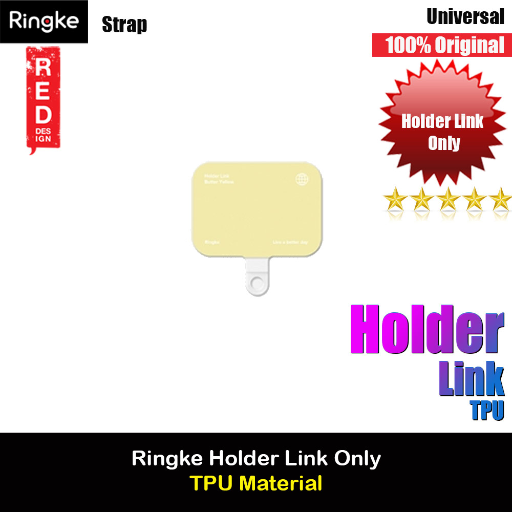 Picture of Ringke Holder Link for closed-bottom phone case (Butter Yellow) Red Design- Red Design Cases, Red Design Covers, iPad Cases and a wide selection of Red Design Accessories in Malaysia, Sabah, Sarawak and Singapore 