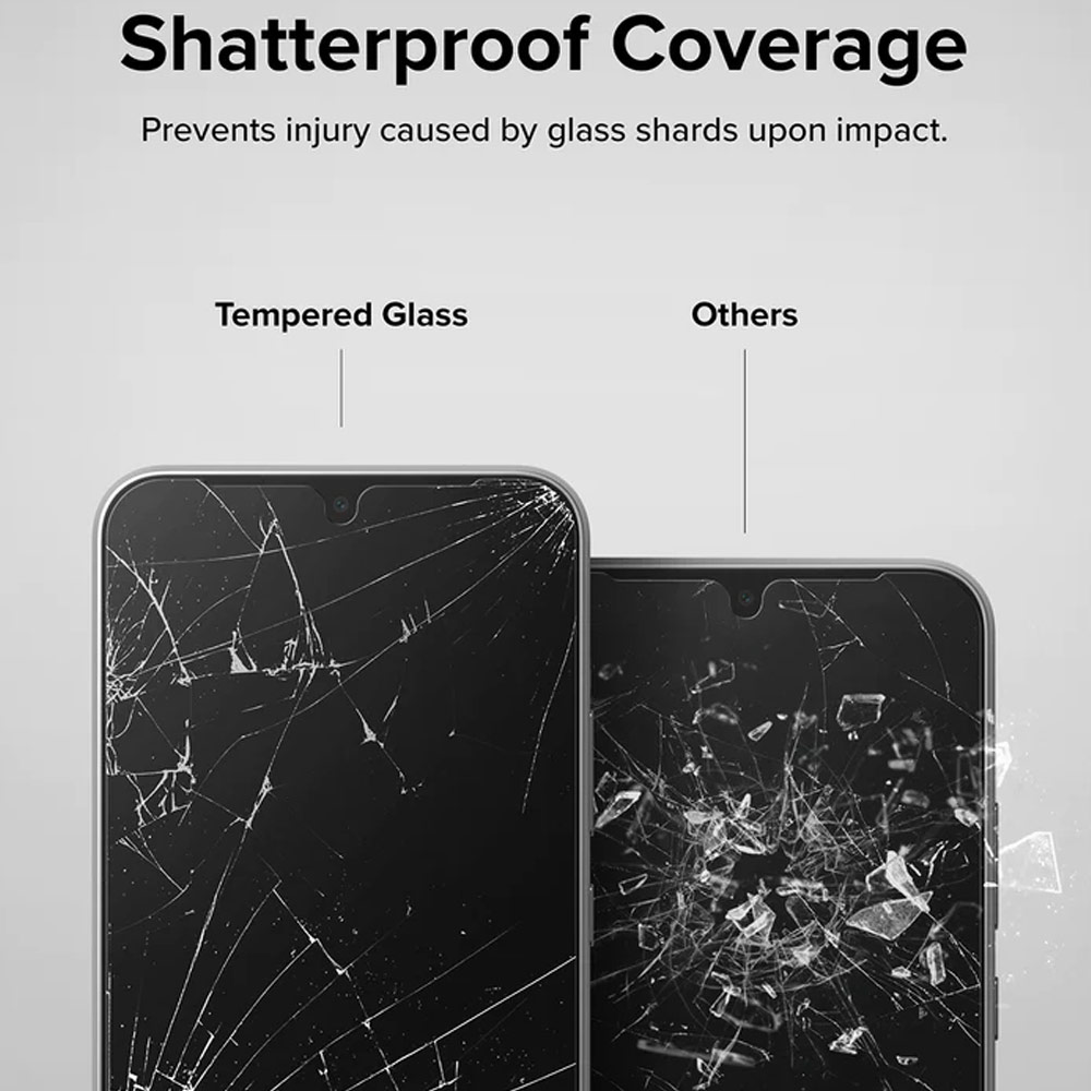 Picture of Samsung Galaxy A34 5G | Ringke Full Adhesive Full Cover Tempered Glass with Easy Installation Helper Tool for Samsung Galaxy A34 5G (Clear 2pcs)