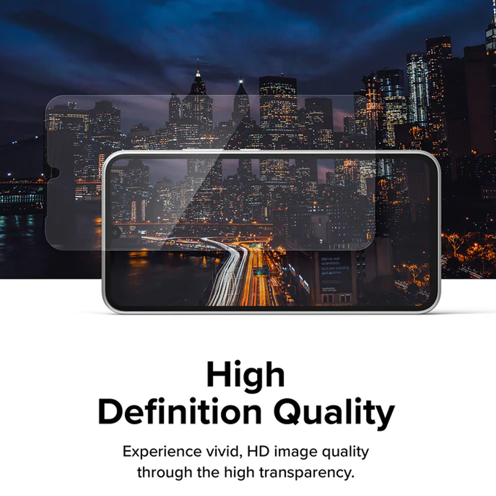 Picture of Samsung Galaxy A34 5G | Ringke Full Adhesive Full Cover Tempered Glass with Easy Installation Helper Tool for Samsung Galaxy A34 5G (Clear 2pcs)