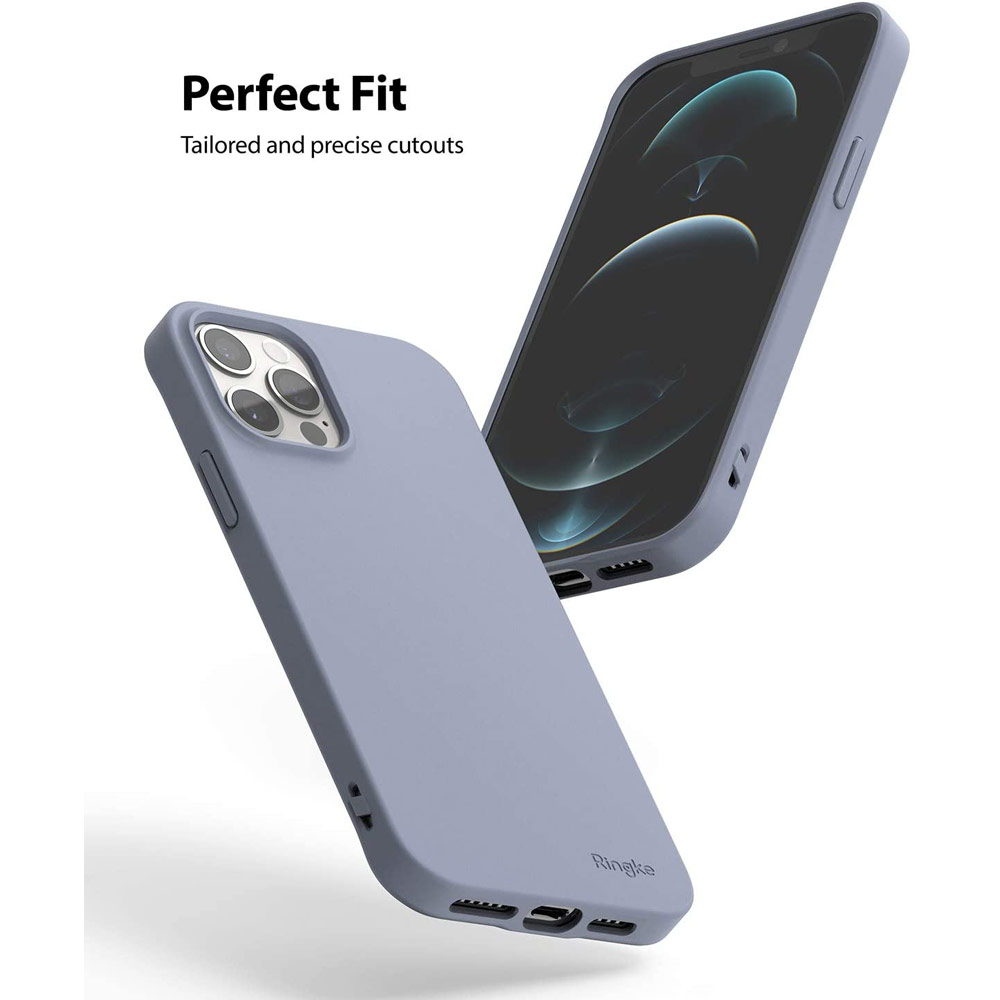 Picture of Apple iPhone 12 Pro Max 6.7 Case | Ringke Air S TPU Flexible Slim Fitting Cover Case for Apple iPhone 12 Pro Max 6.7 (Lavender Gray)