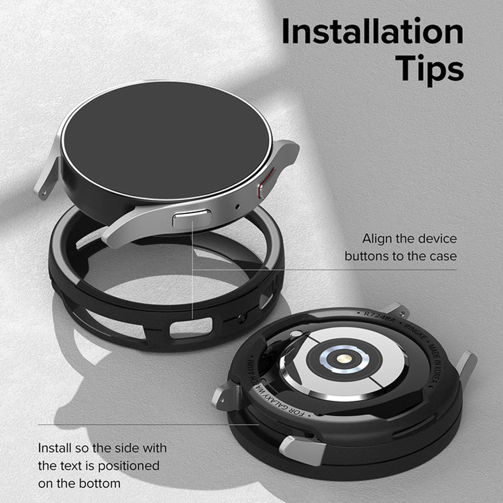 Picture of Samsung Galaxy Watch 6 40mm Case | Ringke Air Sports Durable TPU Impact Protection Case for Samsung Galaxy Watch 6 Series 40mm (Warm Gray)