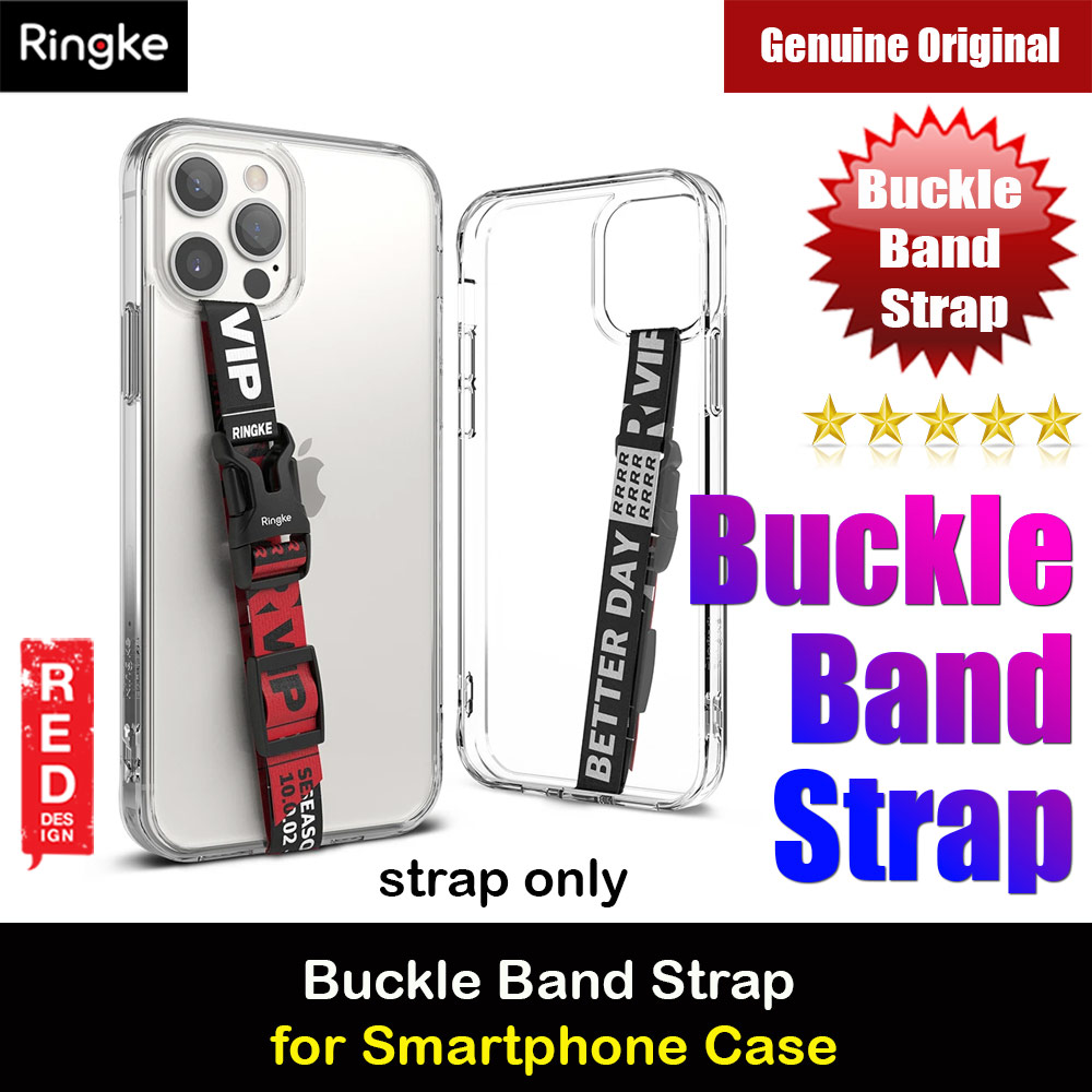 Picture of Ringke Buckle Band Strap for Smartphone Phone Case (Ticket Band 2) Red Design- Red Design Cases, Red Design Covers, iPad Cases and a wide selection of Red Design Accessories in Malaysia, Sabah, Sarawak and Singapore 
