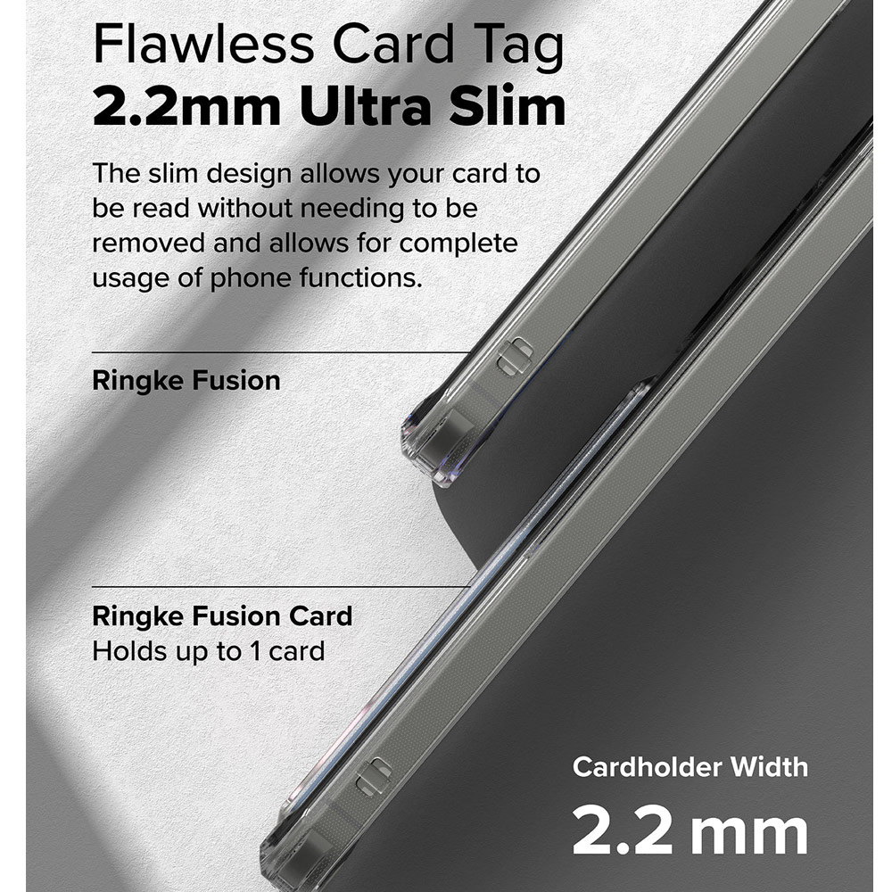 Picture of Samsung Galaxy S25 Plus Case | Ringke Fusion Card Holder Storage Transparent Protection Case for Samsung Galaxy S25 Plus (Clear)