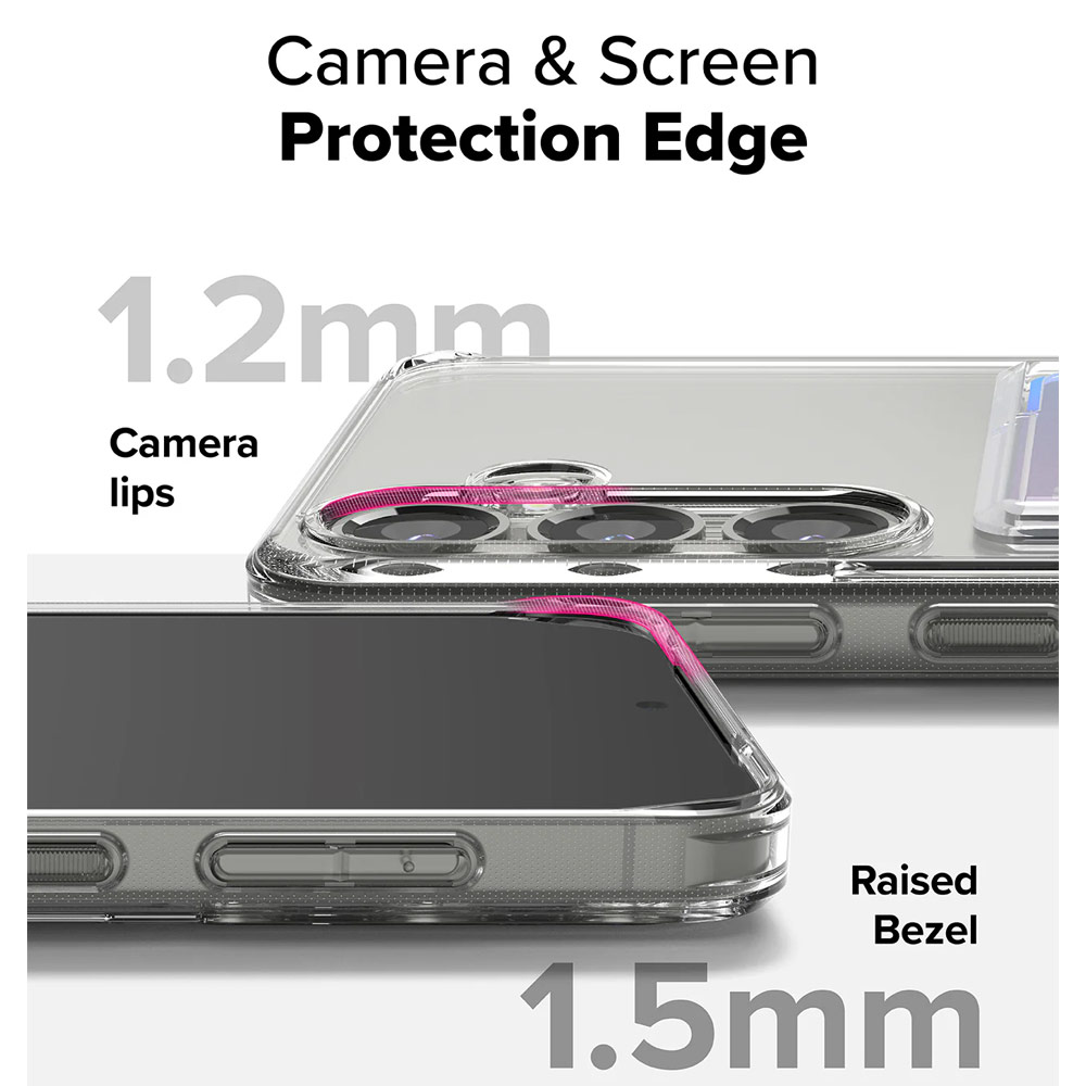 Picture of Samsung Galaxy S25 Plus Case | Ringke Fusion Card Holder Storage Transparent Protection Case for Samsung Galaxy S25 Plus (Clear)