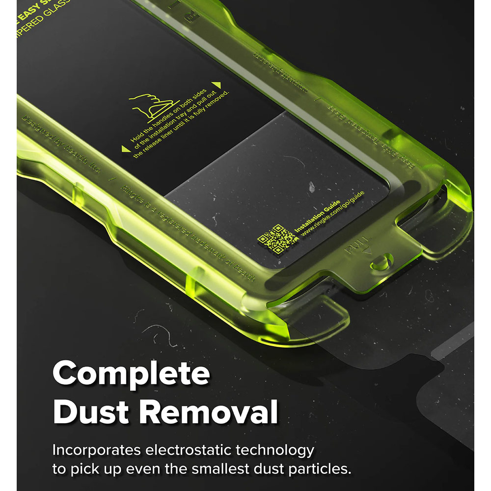 Picture of Apple iPhone 17 Pro Max 6.9 Screen Protector | Ringke Easy Slide Tempered Glass Screen Protector for iPhone 17 Pro Max 6.9 (Anti Reflection)