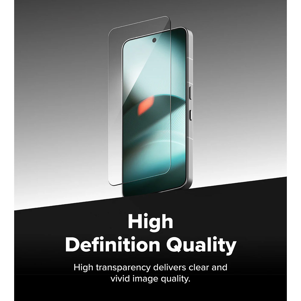 Picture of Nothing Phone 3 Screen Protector | Ringke Easy Slide Tempered Glass Screen Protector for Nothing Phone 3 (Clear) 2pcs