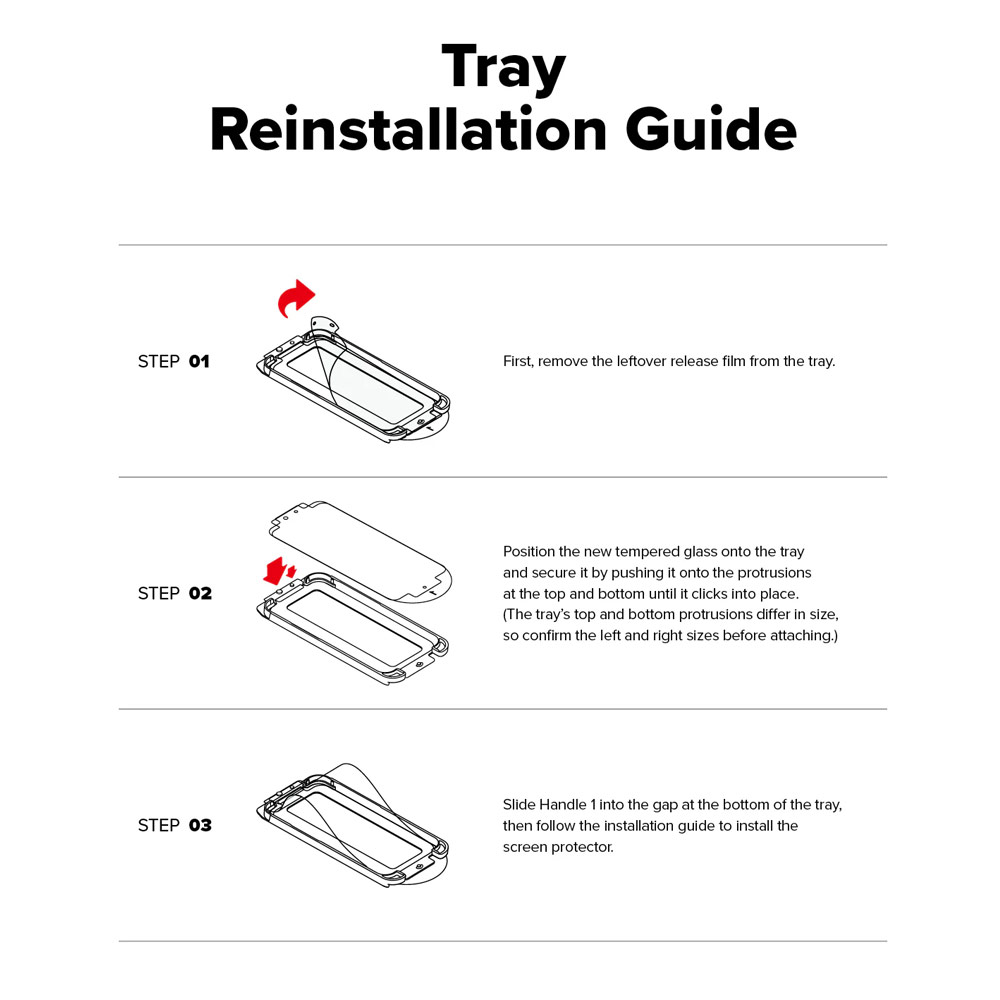Picture of Samsung Galaxy S25 Plus Screen Protector | Ringke Easy Slide Tempered Glass Screen Protector for Samsung Galaxy S25 Plus(Privacy Anti Peep) 2pcs