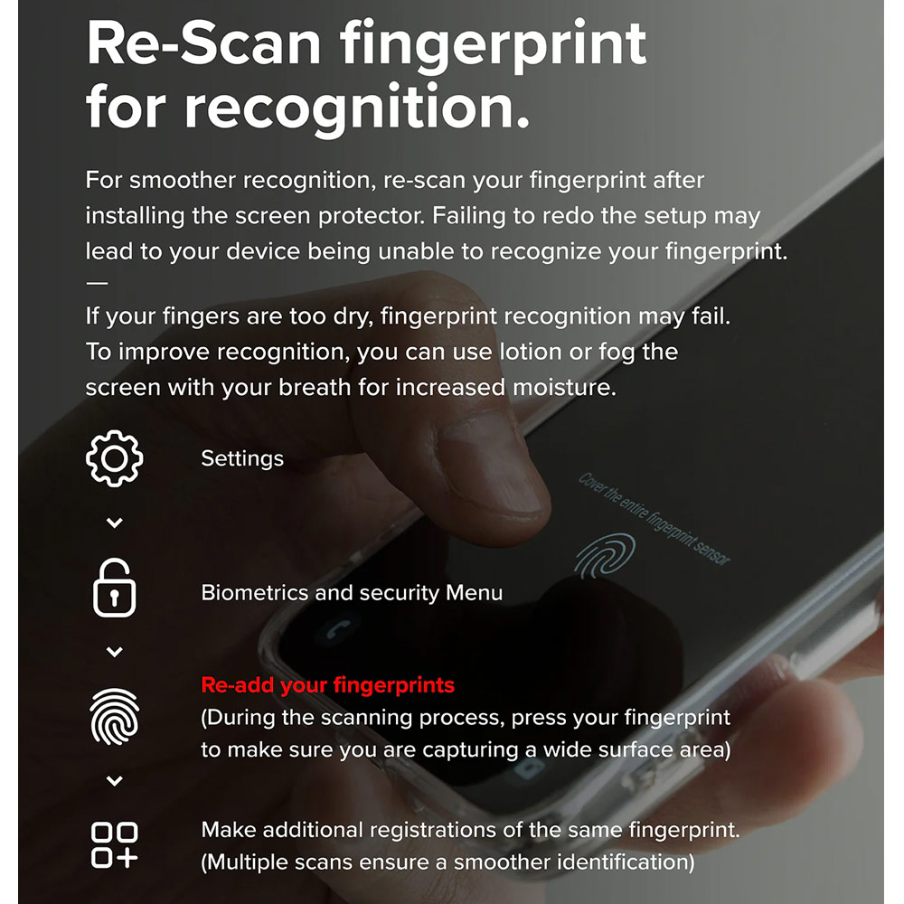 Picture of Samsung Galaxy A36 Screen Protector | Ringke Easy Slide Tempered Glass Screen Protector for Samsung Galaxy A36 (Clear) 2pcs