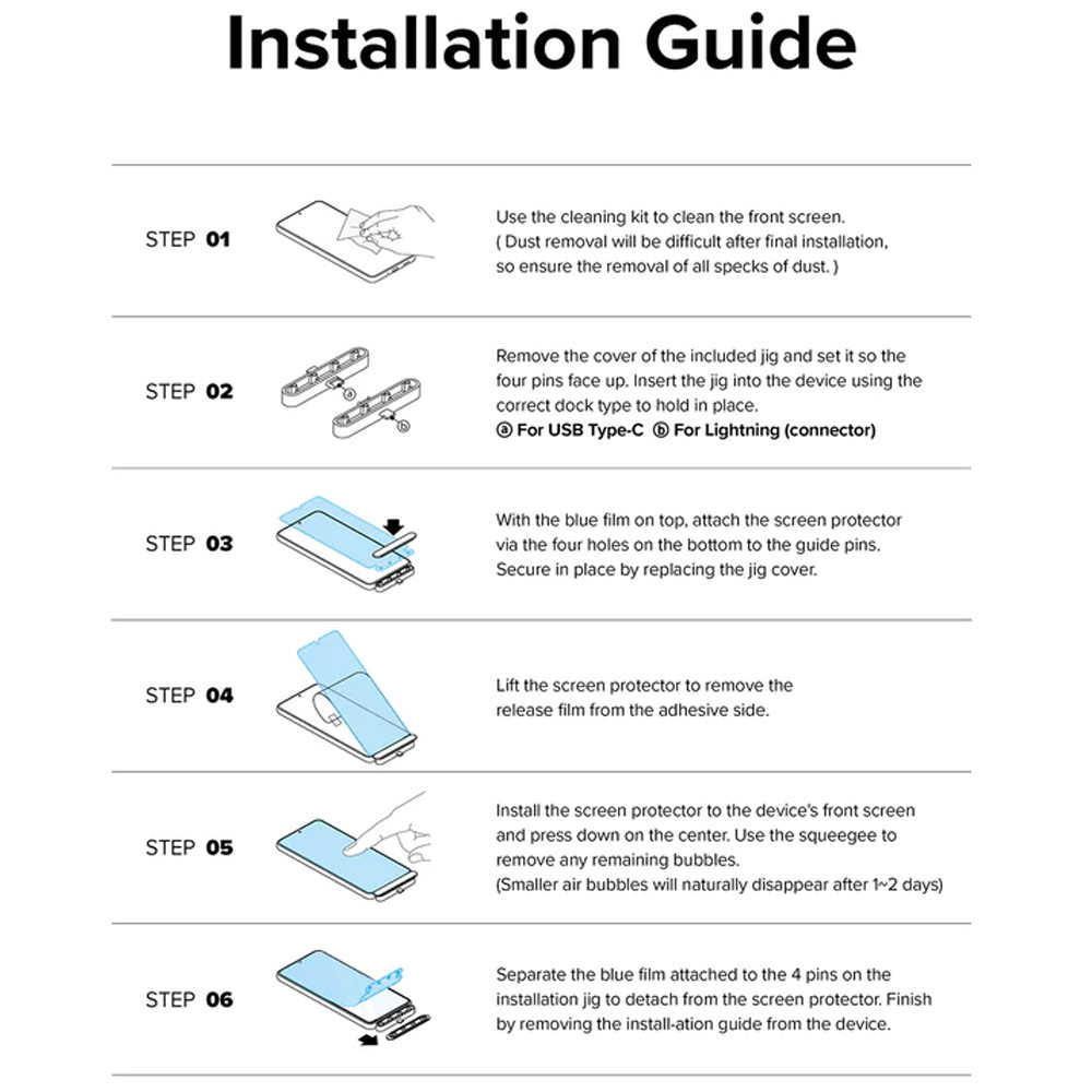 Picture of Samsung Galaxy S23 Plus Screen Protector | Ringke Full Cover Glass Tempered Glass Screen Protector with Installation Jig Tool for Samsung Galaxy S23 Plus (Privacy Anti View Anti Peep Anti Spy)