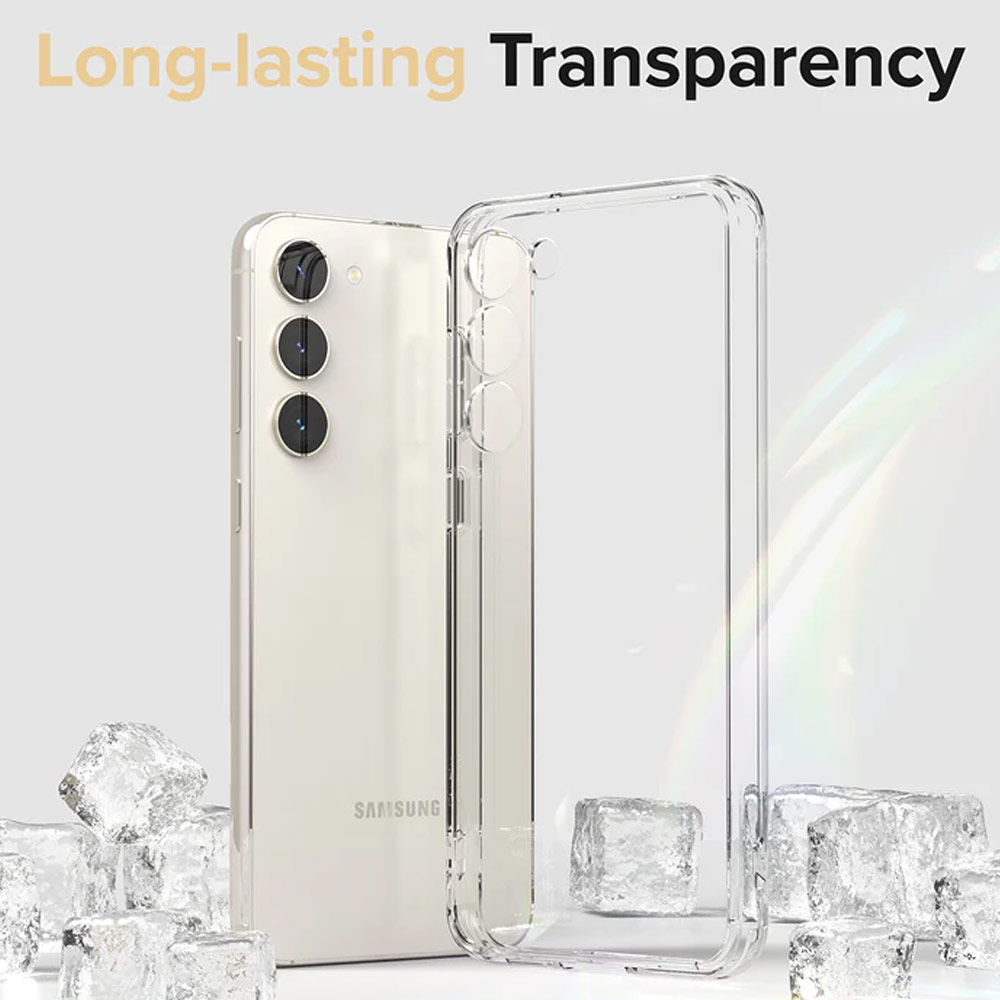 Picture of Samsung Galaxy S23 Case | Ringke Fusion Transparent Protection Case for Samsung Galaxy S23 (Matte Smoke)