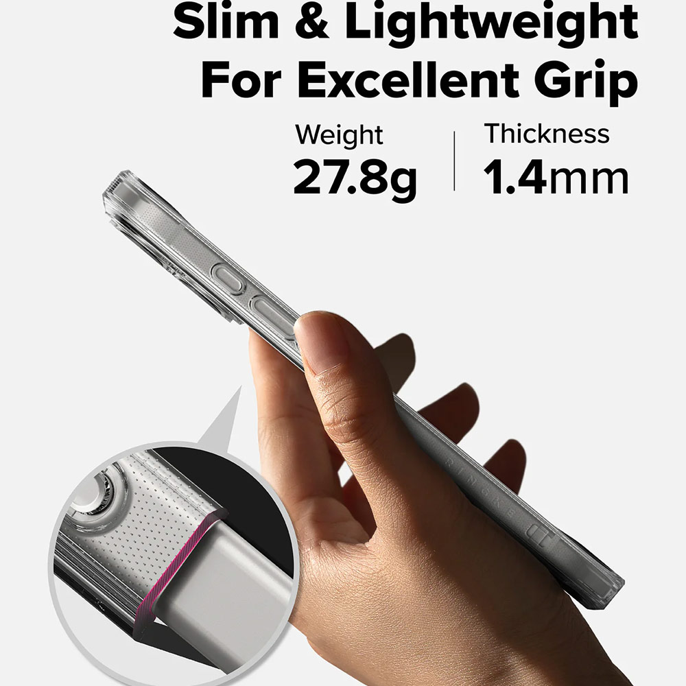 Picture of Apple iPhone 17 6.3 Case | Ringke Fusion Slim Drop Protection Case for iPhone 17 6.3 (Clear)