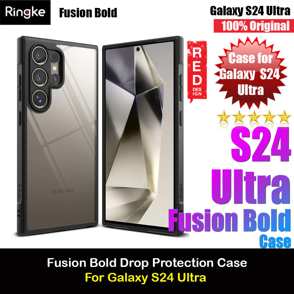 Picture of Ringke Fusion Bold Drop Protection Case for Samsung Galaxy S24 Ultra 6.8 (Black) Samsung Galaxy S24 Ultra- Samsung Galaxy S24 Ultra Cases, Samsung Galaxy S24 Ultra Covers, iPad Cases and a wide selection of Samsung Galaxy S24 Ultra Accessories in Malaysia, Sabah, Sarawak and Singapore 