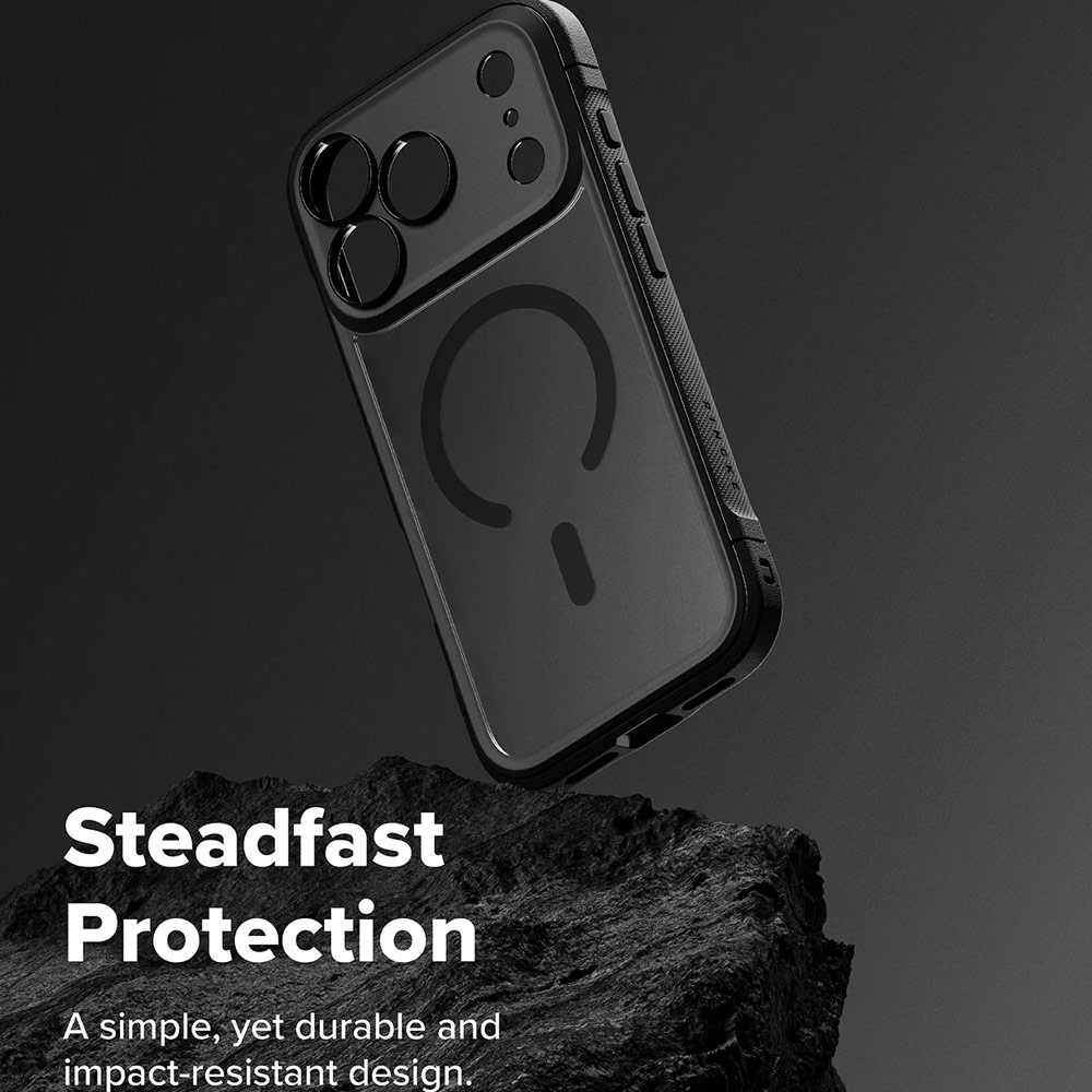 Picture of Apple iPhone 17 Pro Max 6.9 Case | Ringke Fusion Bold Magnetic Anti Finger Print Anti Slip Drop Protection Case for iPhone 17 Pro Max 6.9 (Matte Black)