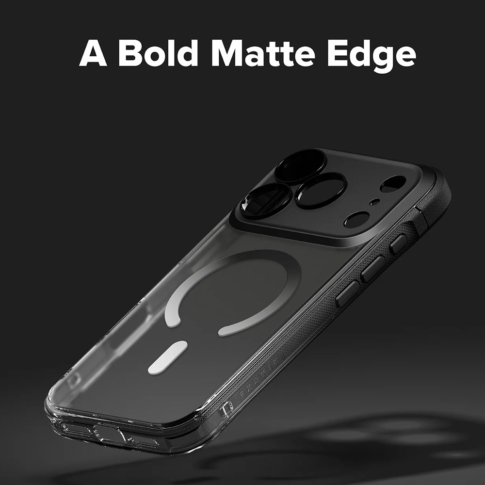 Picture of Apple iPhone 17 Pro Max 6.9 Case | Ringke Fusion Bold Magnetic Anti Finger Print Anti Slip Drop Protection Case for iPhone 17 Pro Max 6.9 (Matte Black)
