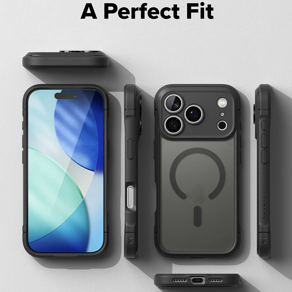 Picture of Apple iPhone 17 Pro Max 6.9 Case | Ringke Fusion Bold Magnetic Anti Finger Print Anti Slip Drop Protection Case for iPhone 17 Pro Max 6.9 (Matte Black)