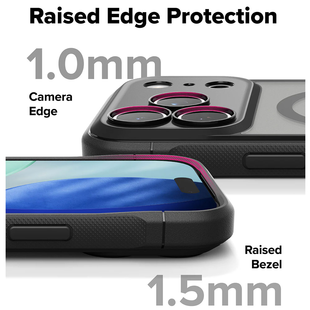 Picture of Apple iPhone 17 Pro Max 6.9 Case | Ringke Fusion Bold Magnetic Anti Finger Print Anti Slip Drop Protection Case for iPhone 17 Pro Max 6.9 (Matte Black)
