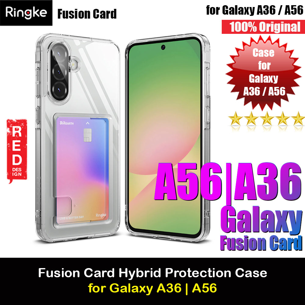Picture of Ringke Fusion Card Hybrid Protection Case for Samsung Galaxy A36 A56 (Clear) Samsung Galaxy A36- Samsung Galaxy A36 Cases, Samsung Galaxy A36 Covers, iPad Cases and a wide selection of Samsung Galaxy A36 Accessories in Malaysia, Sabah, Sarawak and Singapore 