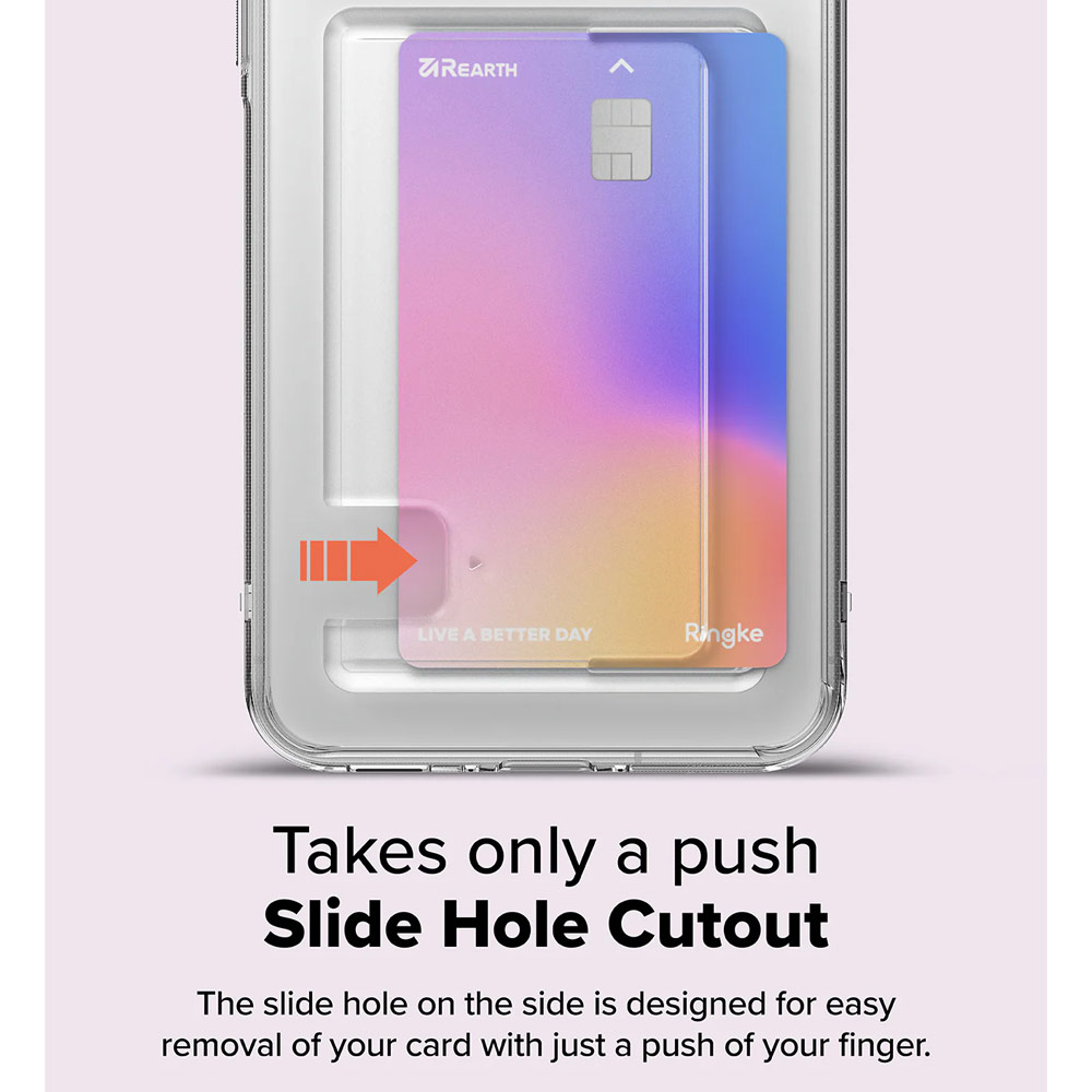 Picture of Samsung Galaxy A36 Case | Ringke Fusion Card Hybrid Protection Case for Samsung Galaxy A36 A56 (Clear)