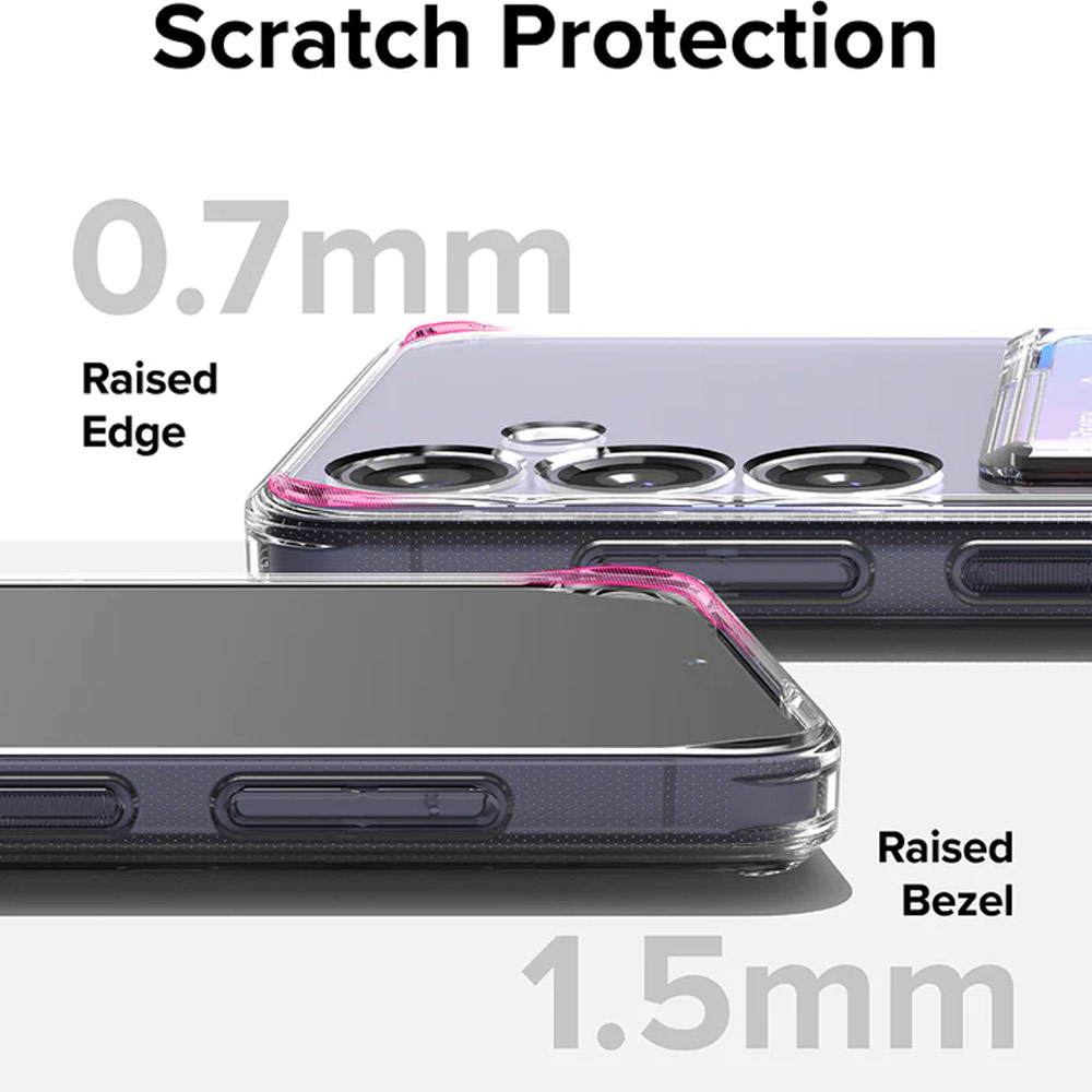 Picture of Samsung Galaxy S24 Plus Case | Ringke Fusion Card Holder Storage Transparent Protection Case for Samsung Galaxy S24 Plus (Clear)